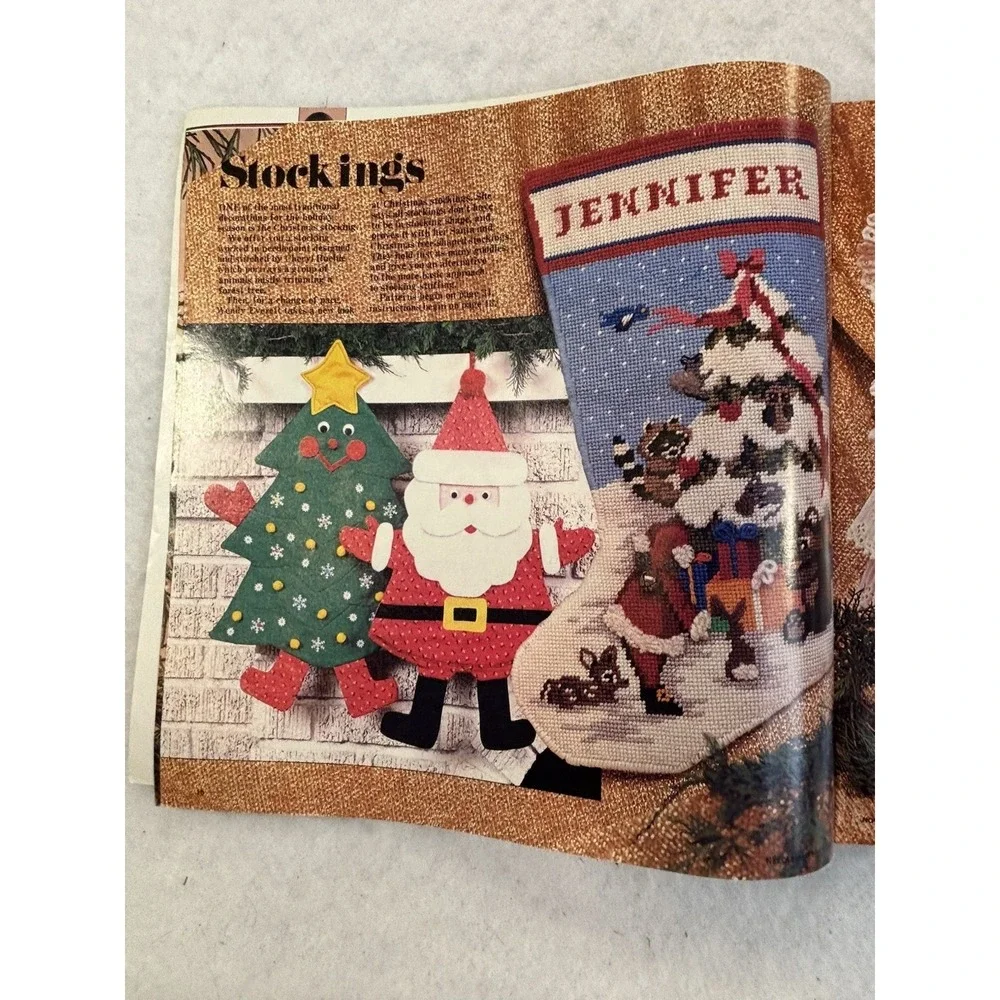 Vintage Needlecraft For Today Patterns Nov/Dec 1982 Christmas Treasury Issue‎